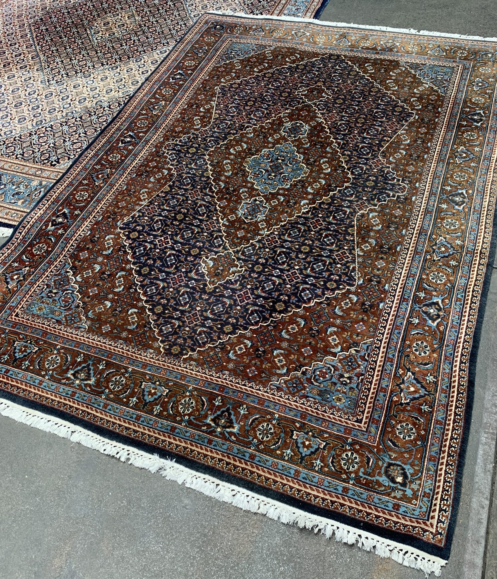 Handgeknüpfter Vintage Wolle Herati Perserteppich, Teppich