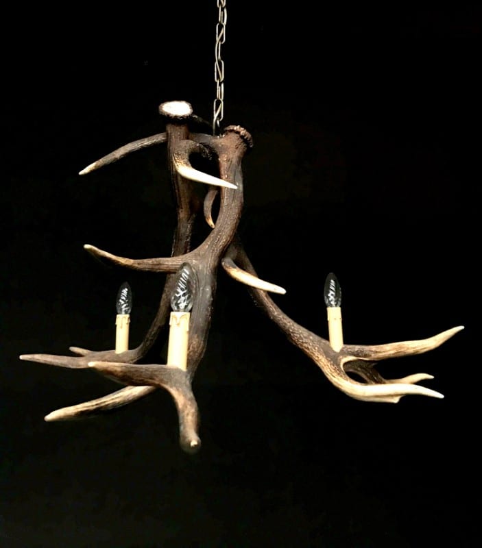 Antler lamp