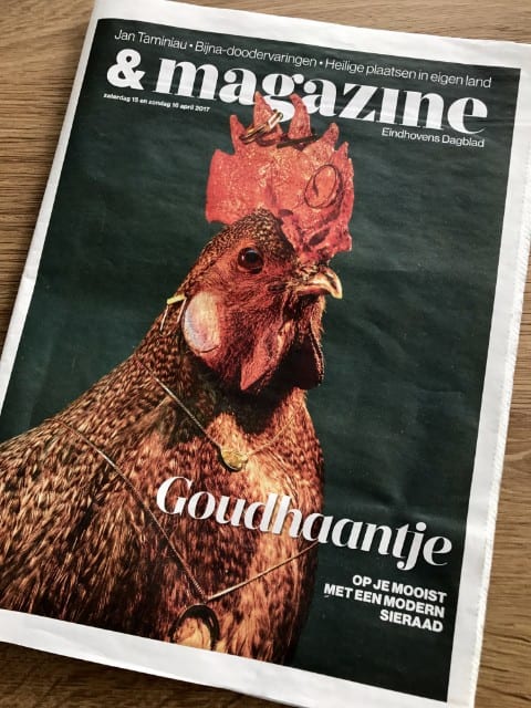 Our Chickens used for a photoshoot in the newspaper
