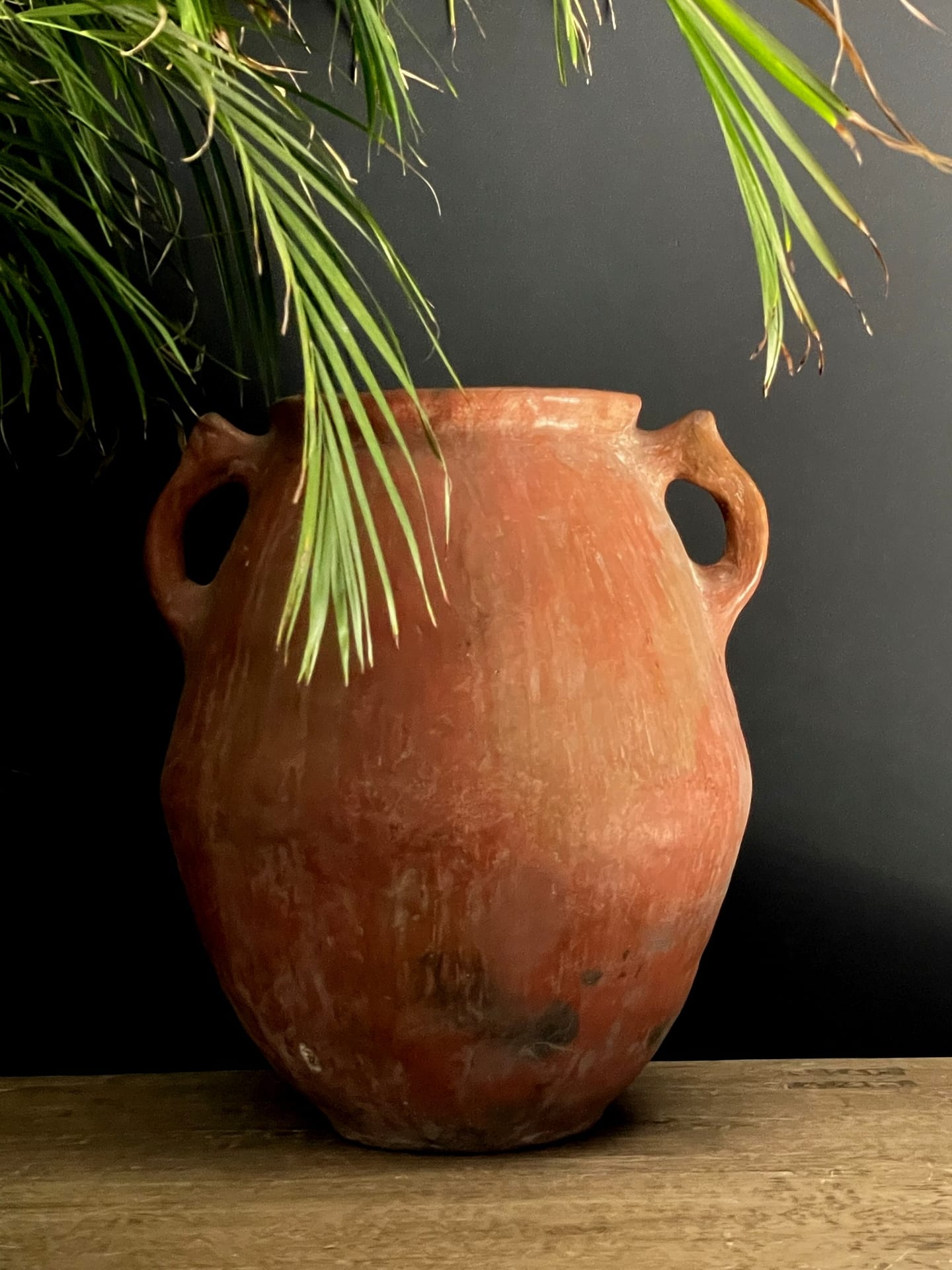 Antique red terracotta jar