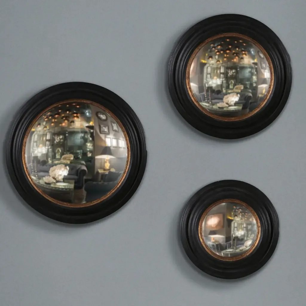 Set van 3 bolle spiegels (L)