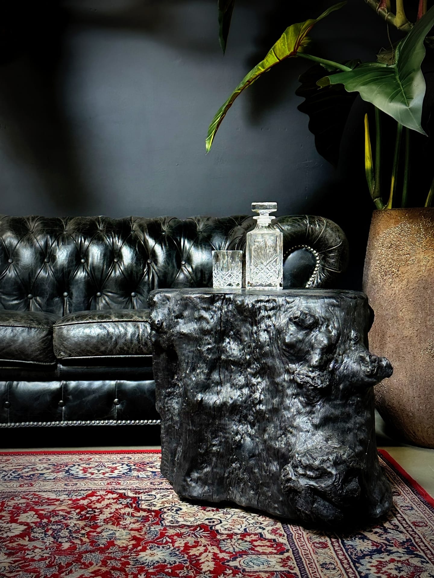 Charcoal coffee table