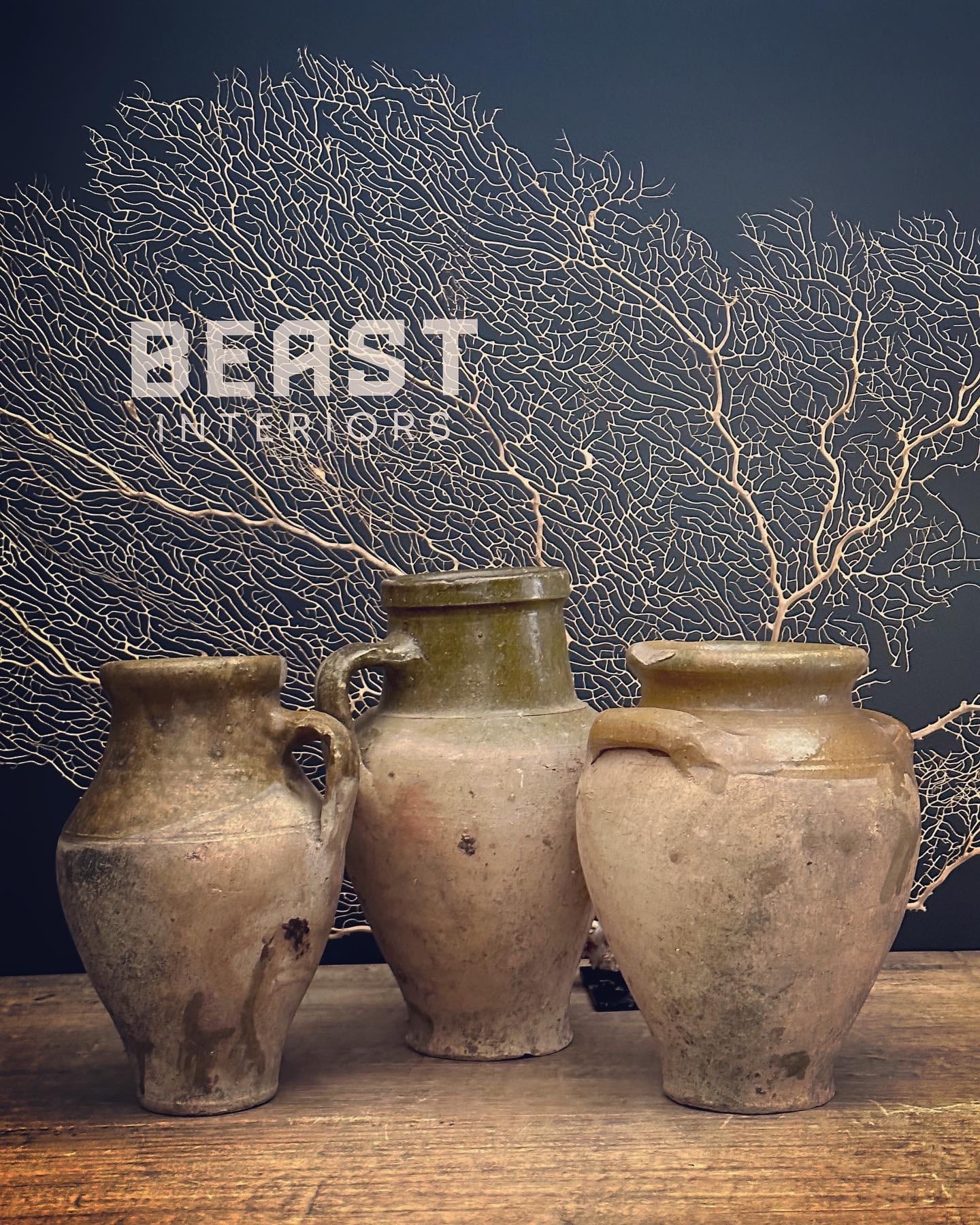 Set of antique pitchers