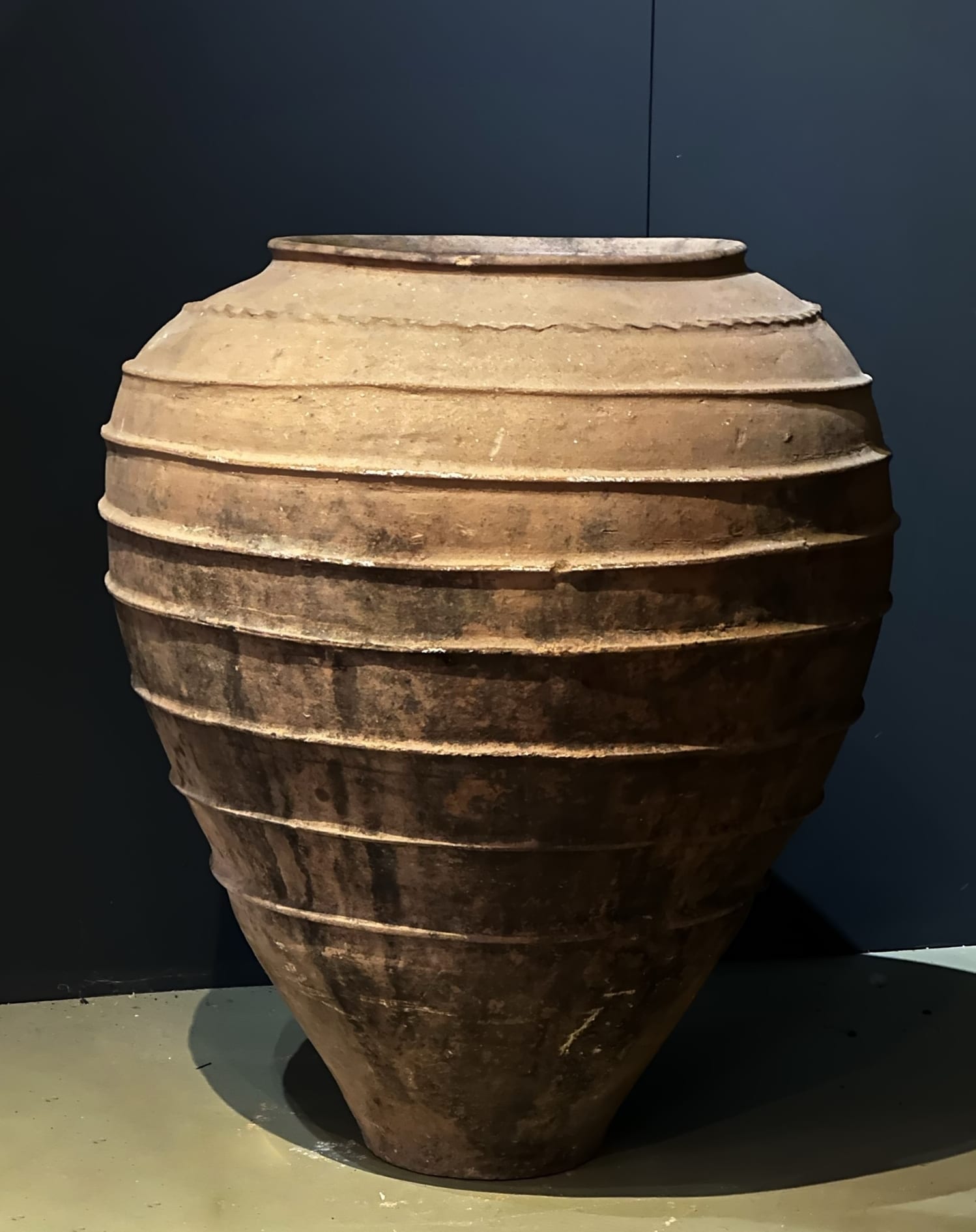 Antique terracotta jar