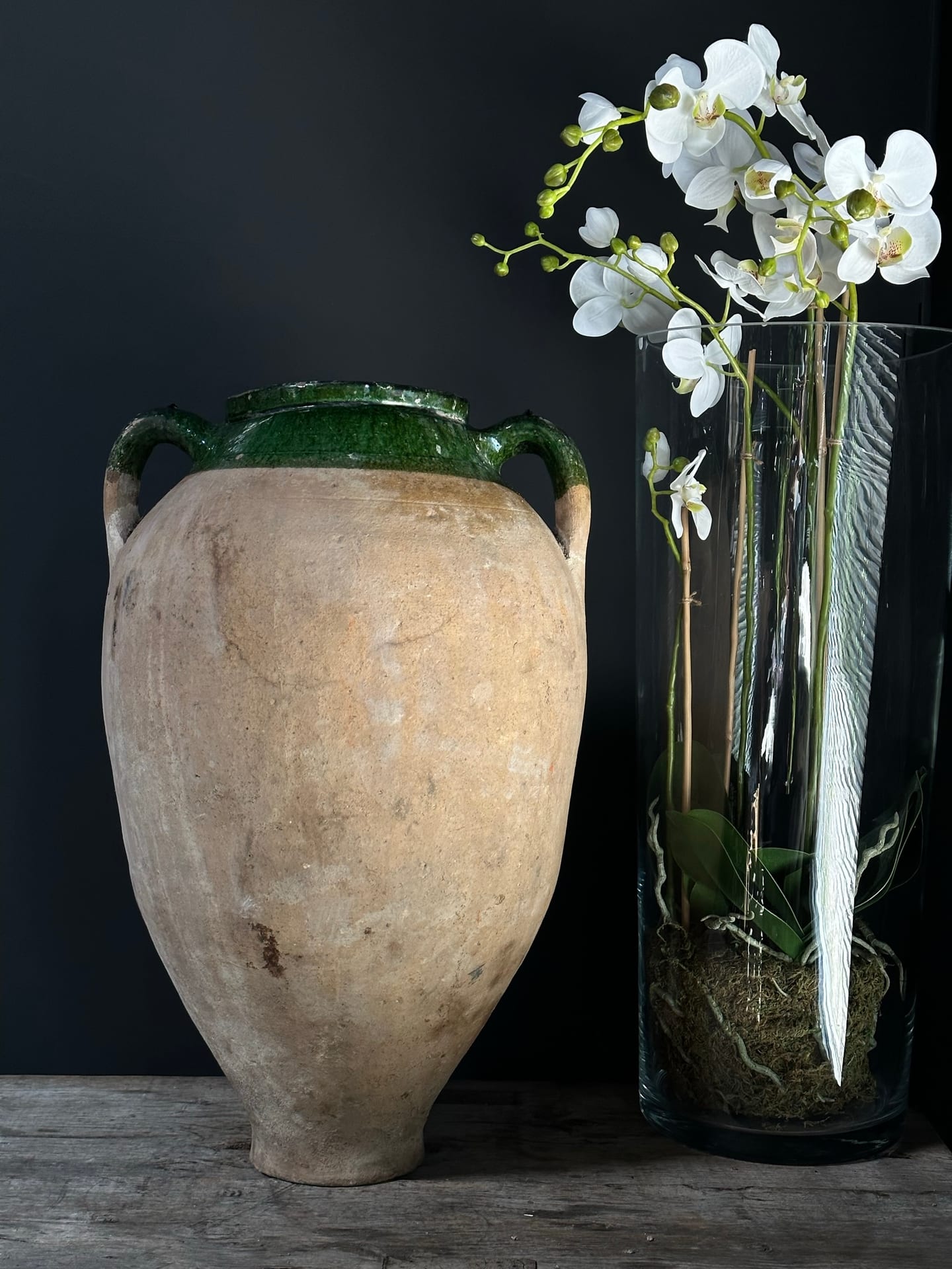 Antique olive jar