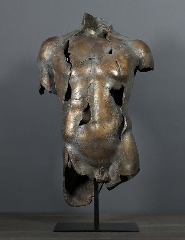 Hermes-Fragment - Gold-Bronze-Replik