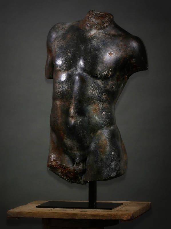 Hermes Torso, Replik Marmor.