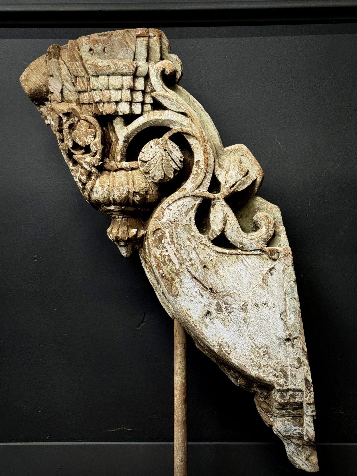Antique wooden ornament.