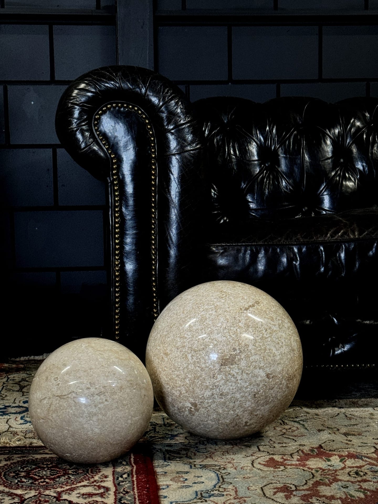 Wit marmeren Bollen