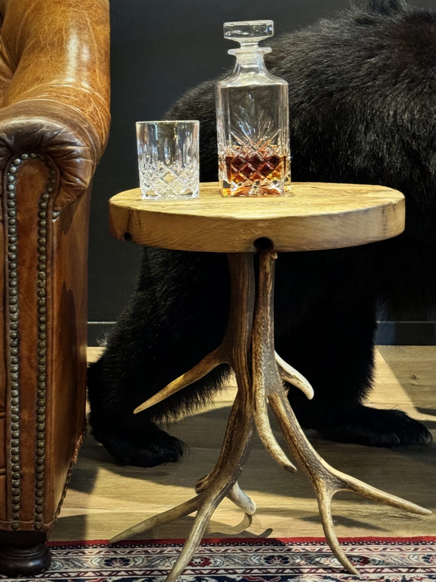 Beistelltisch aus Geweih