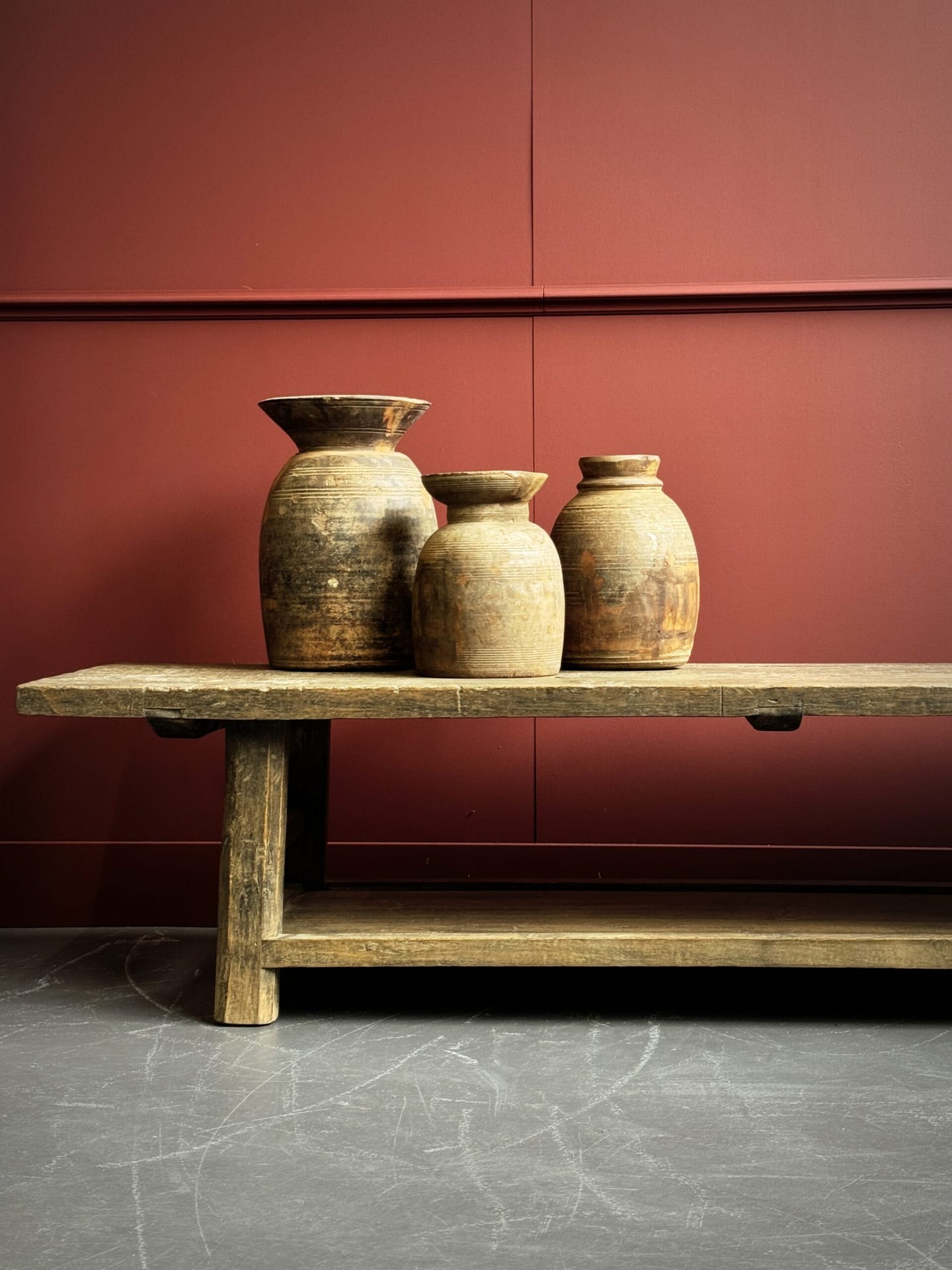 Heavy antique coffee table