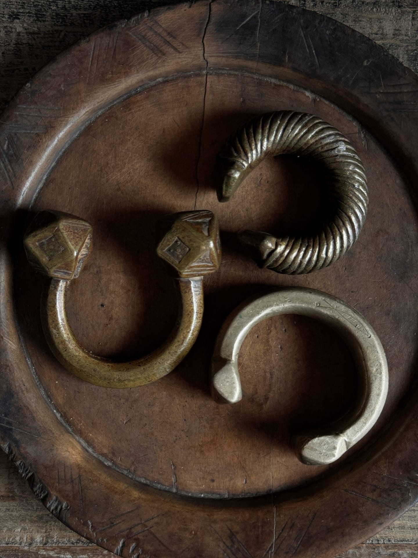 Antike afrikanische Armbänder
