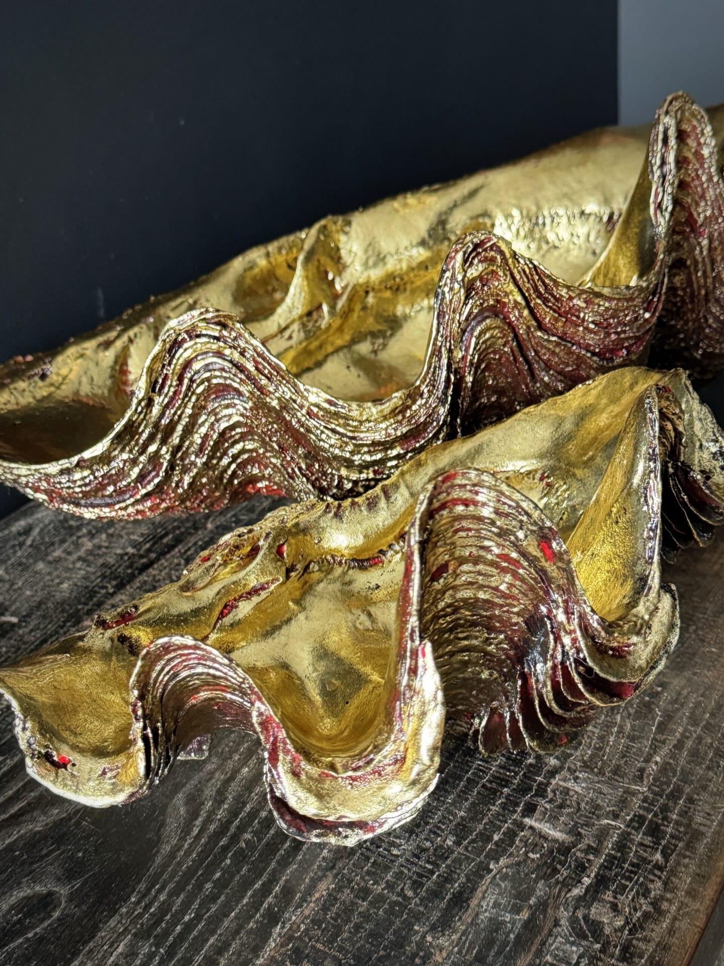 Goldene Riesenmuschel