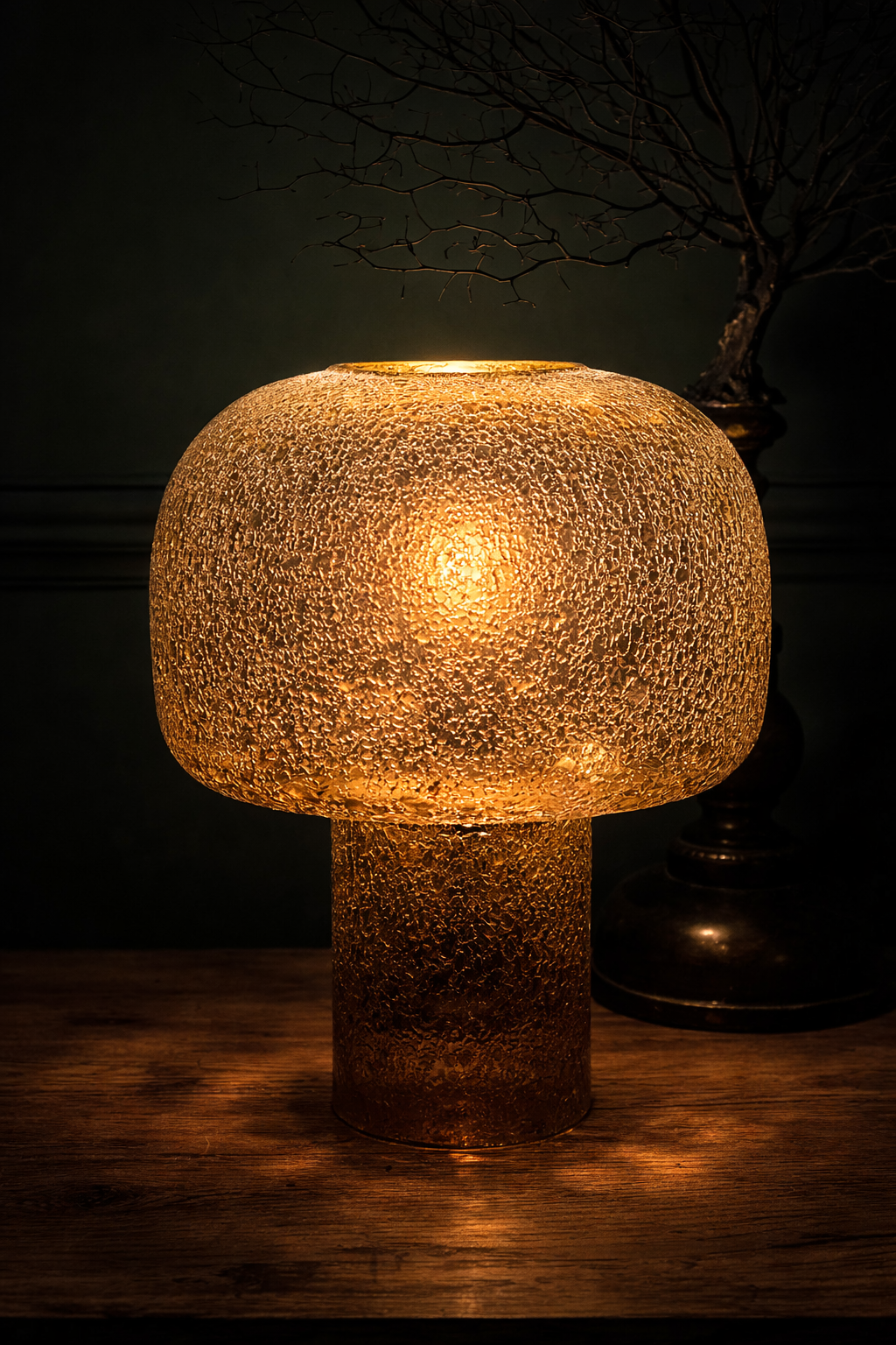 Moderne Glas-Tischlampe
