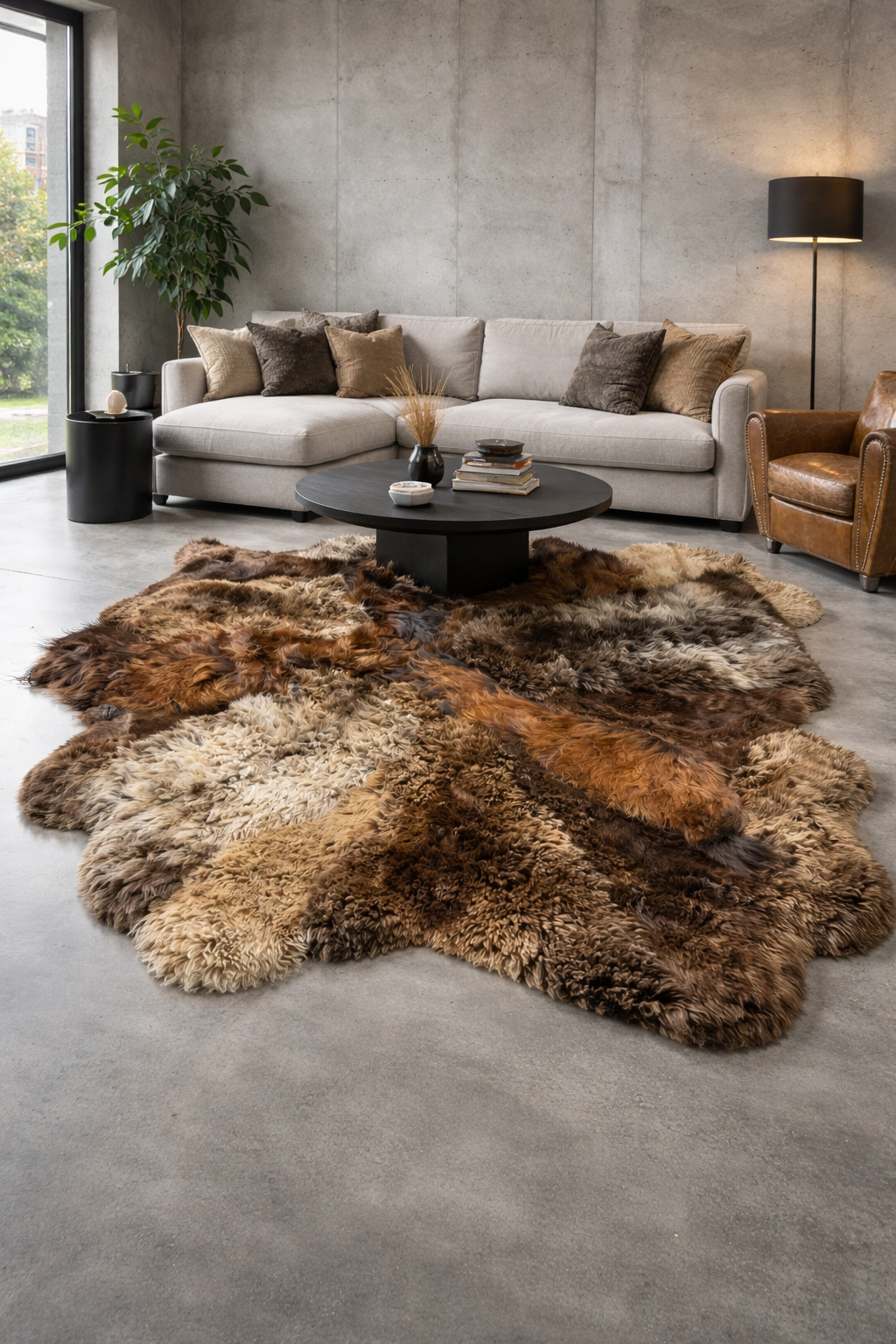 Designer schapen vloerkleed