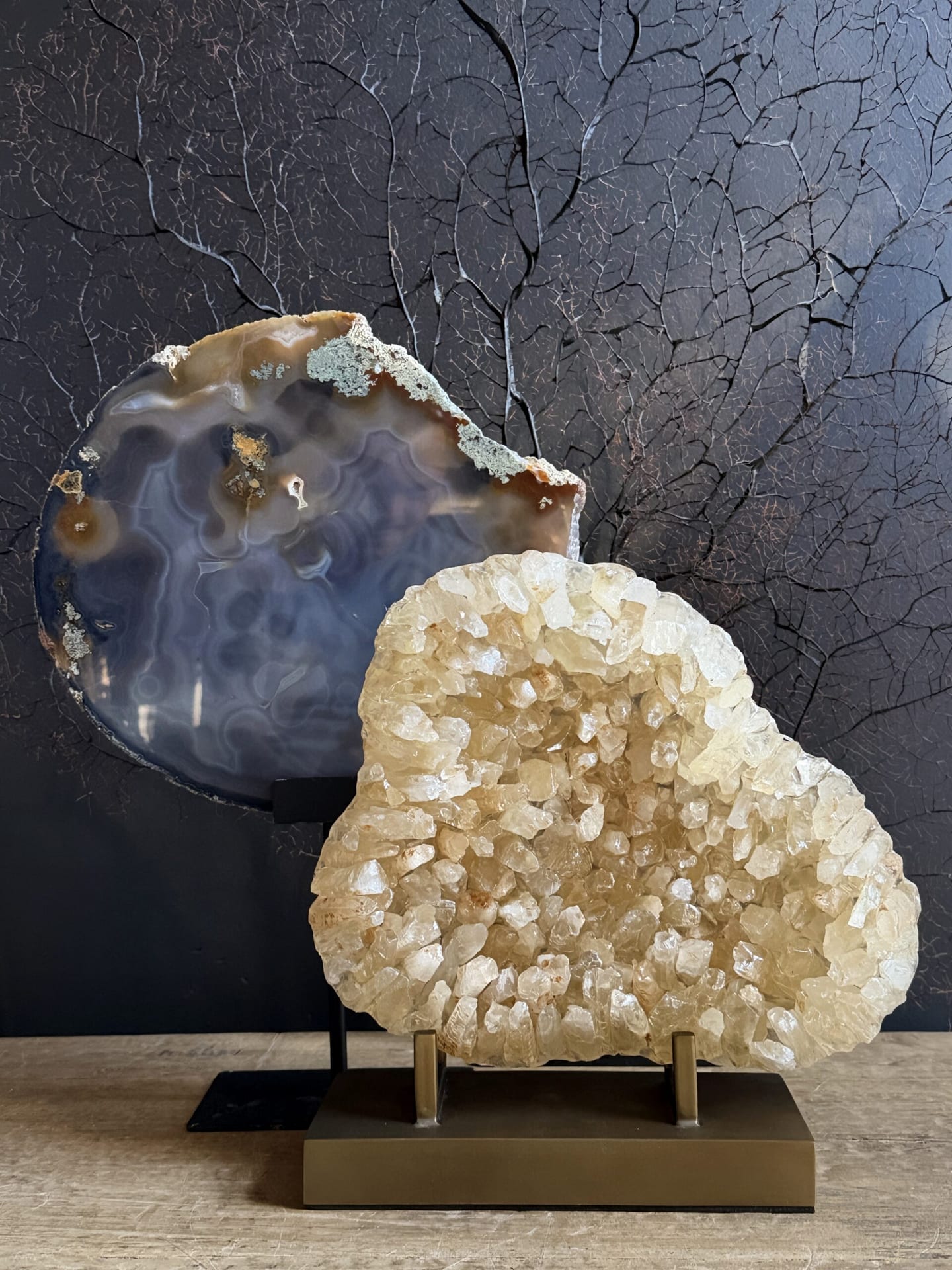 Bergkristal cluster