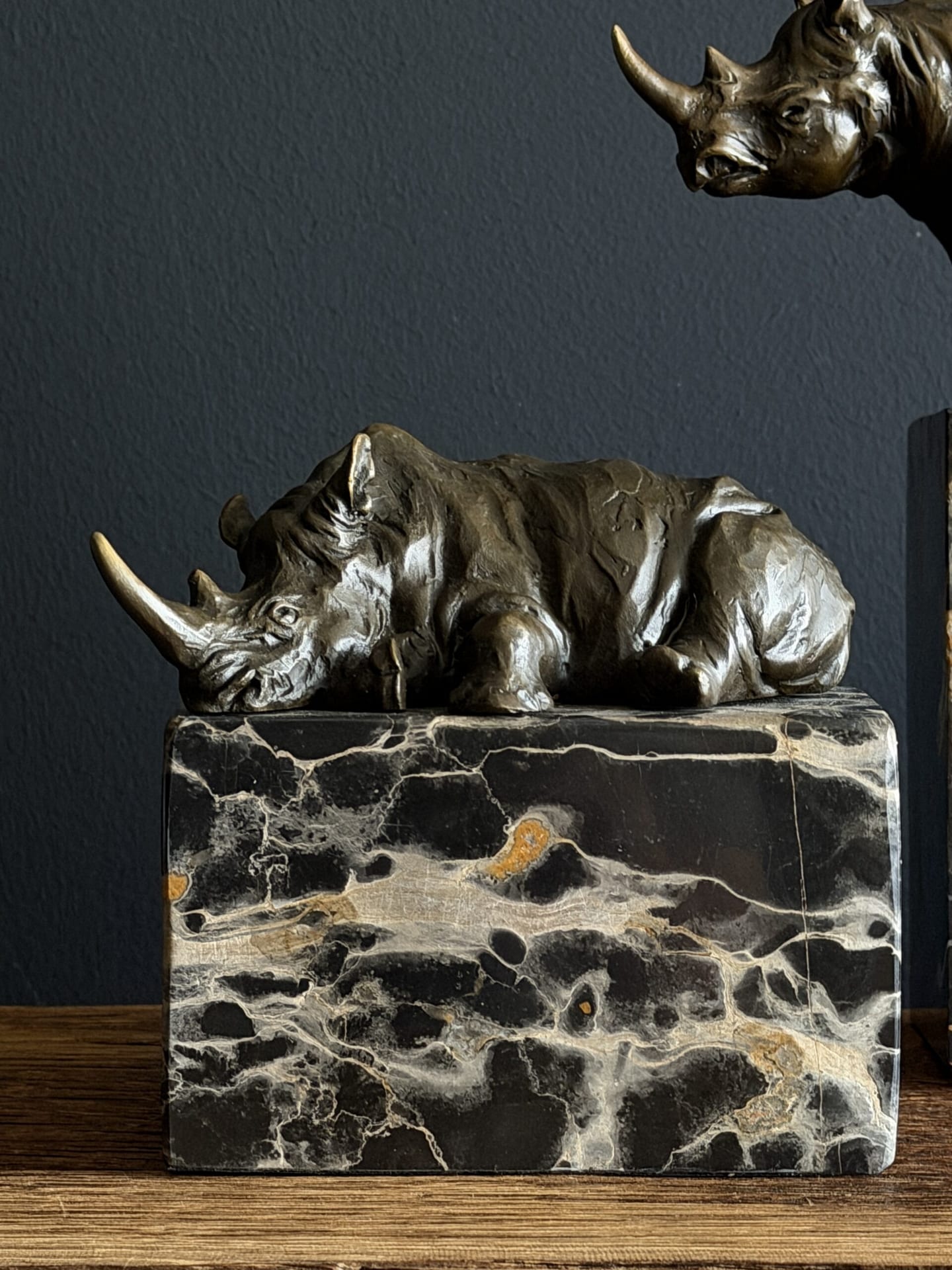 Neushoorn brons