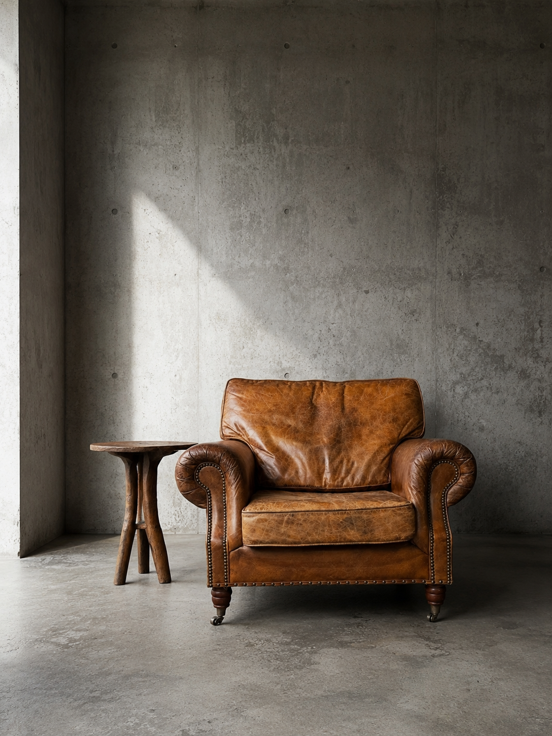 Vintage "Ralph Lauren" clubfauteuil