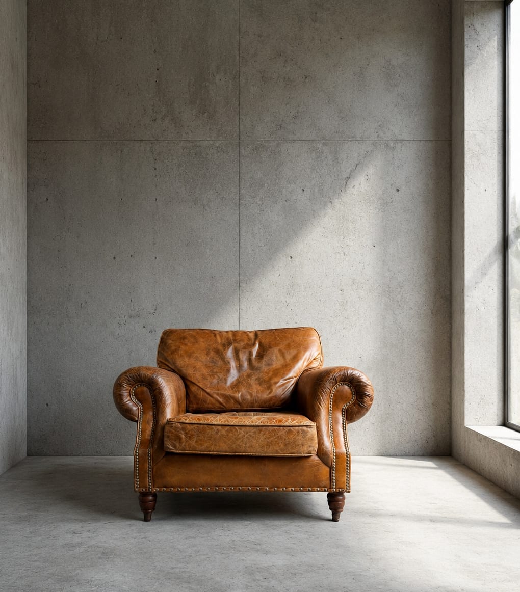 Vintage "Ralph Lauren" clubfauteuil