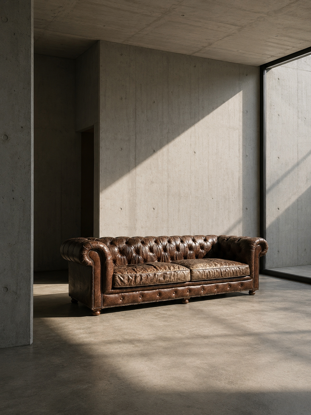 Vintage Chesterfield bank