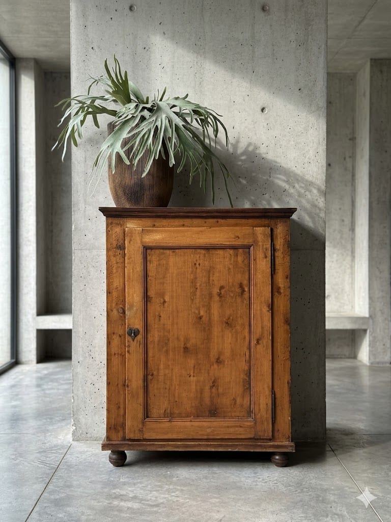 Antiek houten kastje